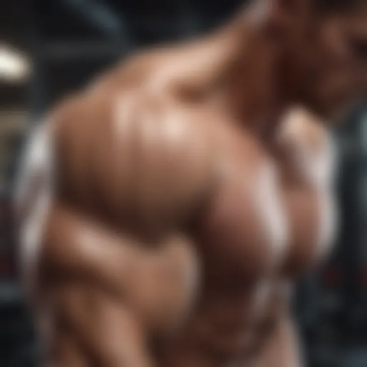 Tricep Muscle Activation Illustration