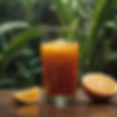 Tropical Elixir Enhancing Vitality and Well-being