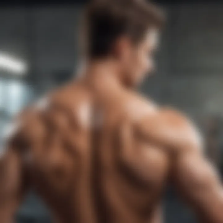 Graphic showing various management strategies for back deltoid pain, such as physical therapy and lifestyle changes