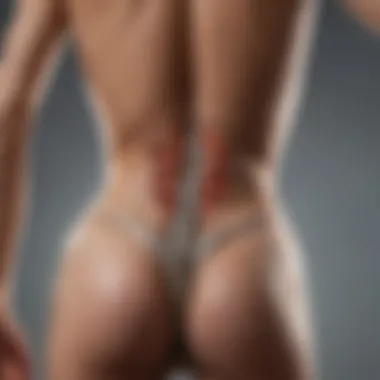 Diagram of the spine and its relation to lifting