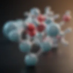 Illustration depicting BCAA molecular structure