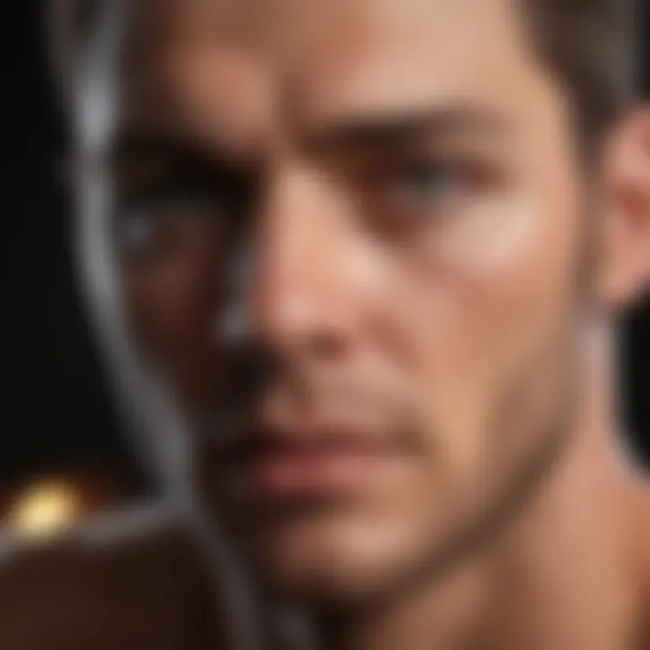 Visual representation of medical conditions affecting male libido