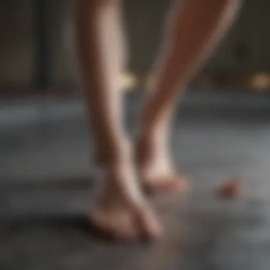 Poor Circulation in Feet Illustration illustrating poor circulation as a contributing factor to foot numbness