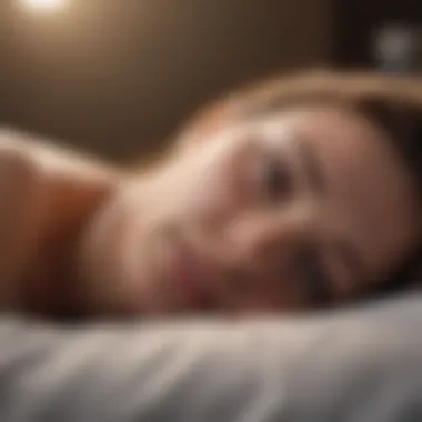 Healthcare professional discussing sleep management