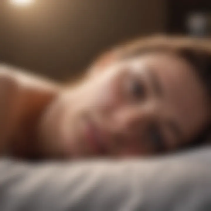Healthcare professional discussing sleep management