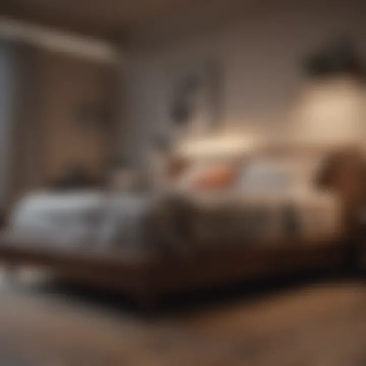 Relaxing bedroom environment for recovery