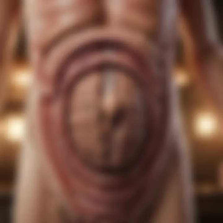 A visual representation of the digestive system highlighting areas affected by constipation.