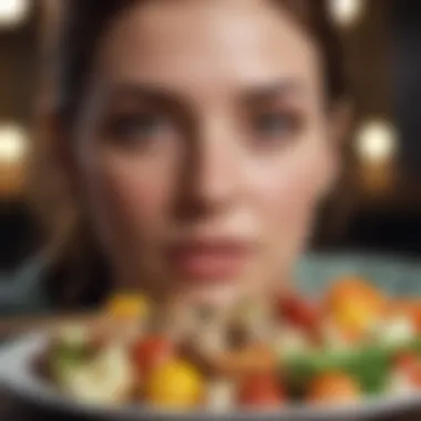 Psychological Influences on Eating Patterns A visual representation of psychological factors in dieting