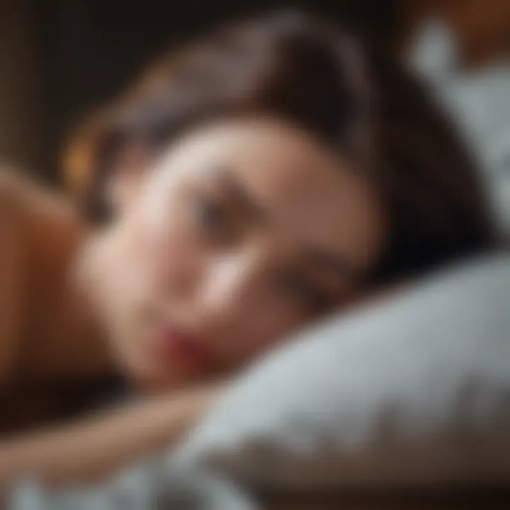 Visual showing lifestyle factors affecting sleep and headaches
