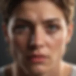 A visual representation of emotional expression and theatricality associated with Histrionic Personality Disorder.