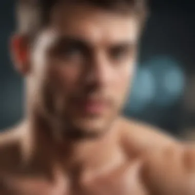 Illustration highlighting lifestyle factors on male fertility