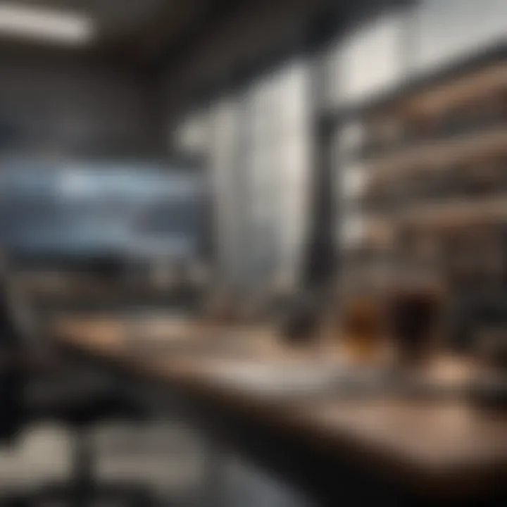 An organized workspace symbolizing productivity and well-being