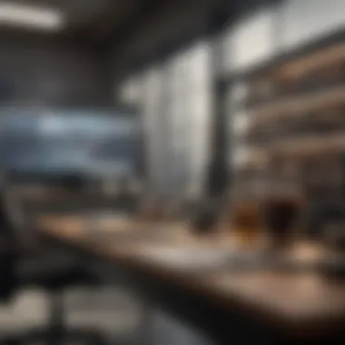 Creating a Productive Environment An organized workspace symbolizing productivity and well-being