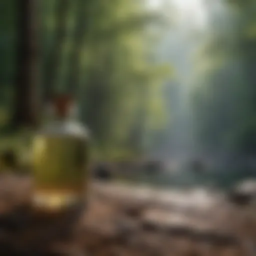 A serene landscape depicting tranquility and restfulness