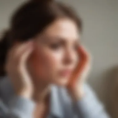 An infographic highlighting lifestyle factors that can exacerbate morning headaches, like sleep and stress