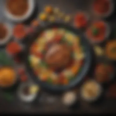 A vibrant plate of sirtfood-rich meals showcasing fresh ingredients
