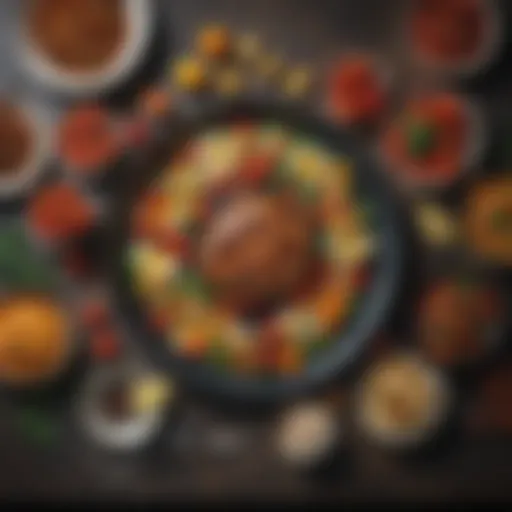 A vibrant plate of sirtfood-rich meals showcasing fresh ingredients