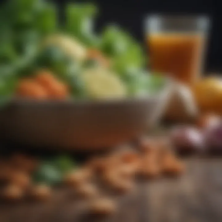 A close-up of fermented foods showcasing their health benefits
