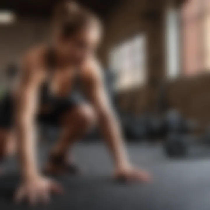 A diverse group engaging in strength training