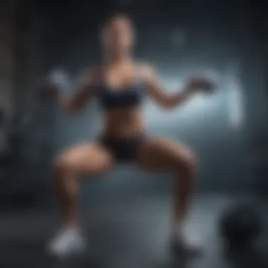 Mastering Lower Body Strength with Dumbbells Dumbbell lunges targeting lower body muscles