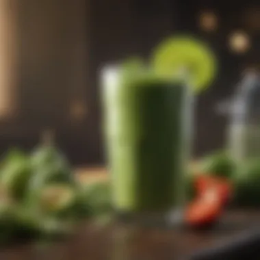 Nutrient-Packed Green Smoothie Blend Vibrant Green Smoothie for Weight Loss
