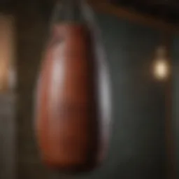 Vintage Leather Punching Bag