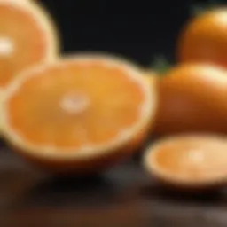 Illustration of Vitamin C-rich foods