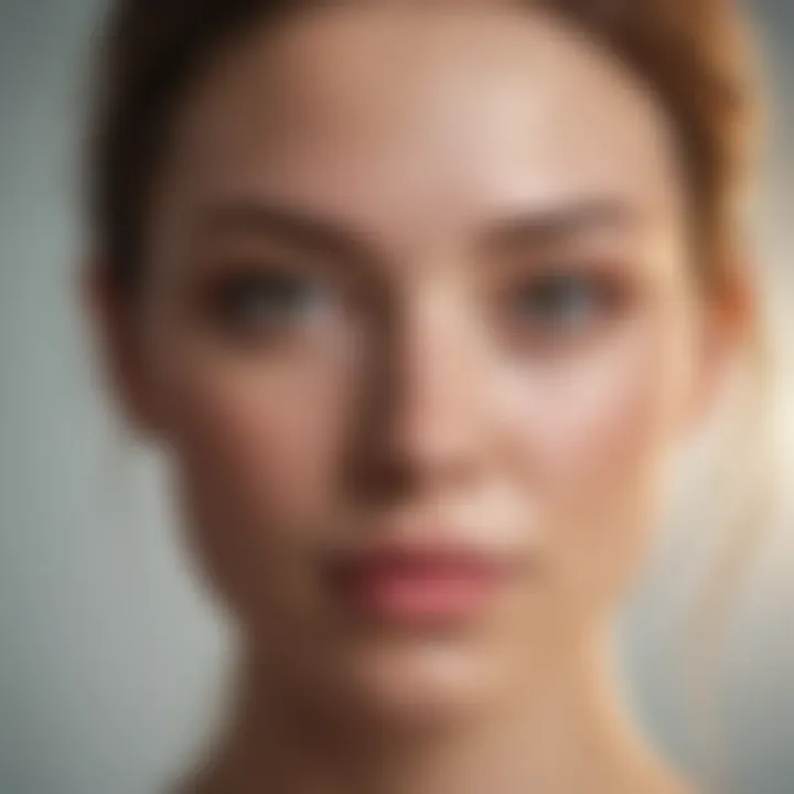 A serene setting showcasing wellness tips for enhancing facial appearance