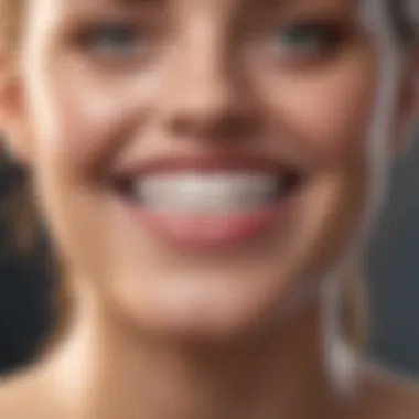 Before and after results of teeth whitening